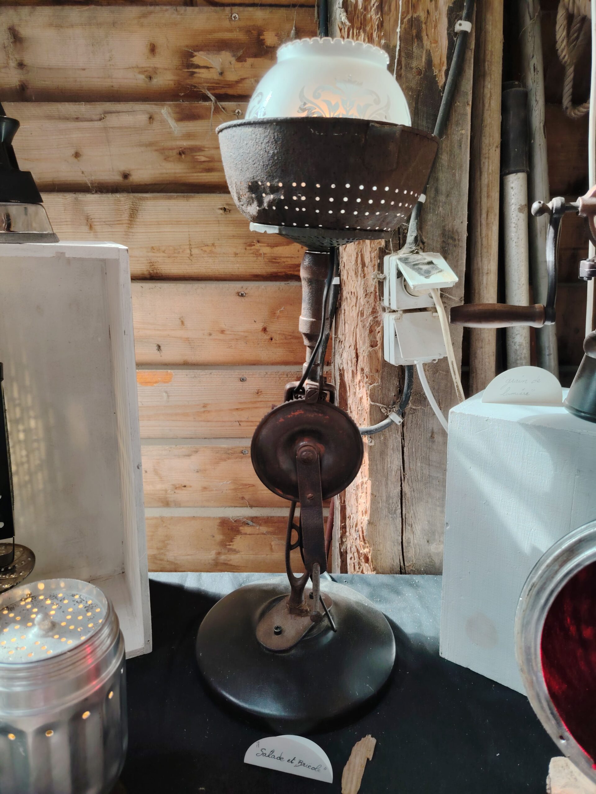 Le fer à lampe - Lampe - Salade et bricole